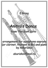Anitra's Dance from 'Per Gunt' suite (alto-sax)