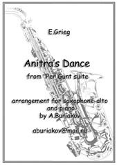 Anitra's Dance from "Peer Gynt" suite (alto-sax)