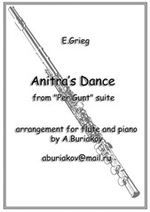 Anitra's Dance from 'Per Gunt' suite (flute)